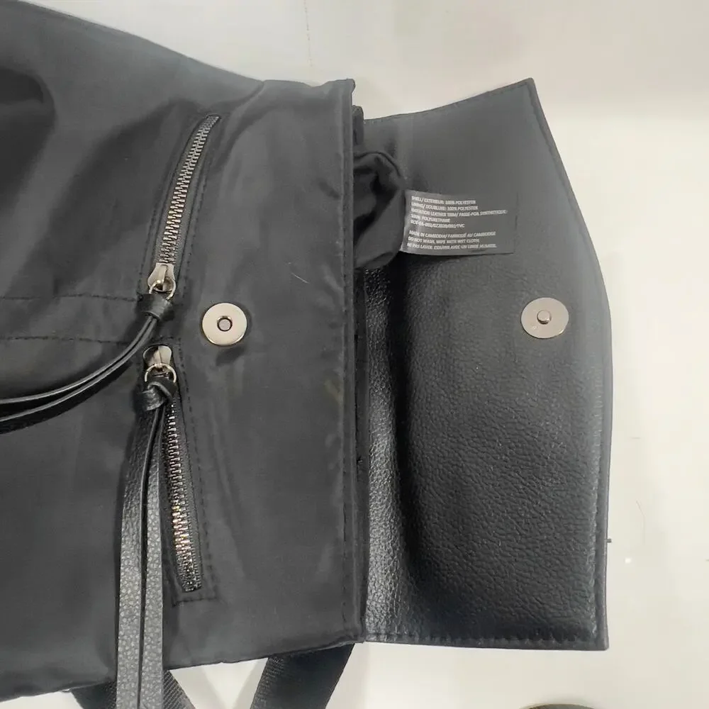 Botkier New York Women's Trigger Black Adjustable Strap Mini Backpack Bag Purse